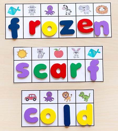Secret Code Seasonal Words | Alphabet activities, Literacy centers ...